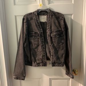 Anthropologie ladies, extra large, black Jean jacket
